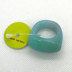 Retired Chloe Laclau Rio Resin Dome Ring 2008 Deadstock NWT Sz 9 Boutique Brazil